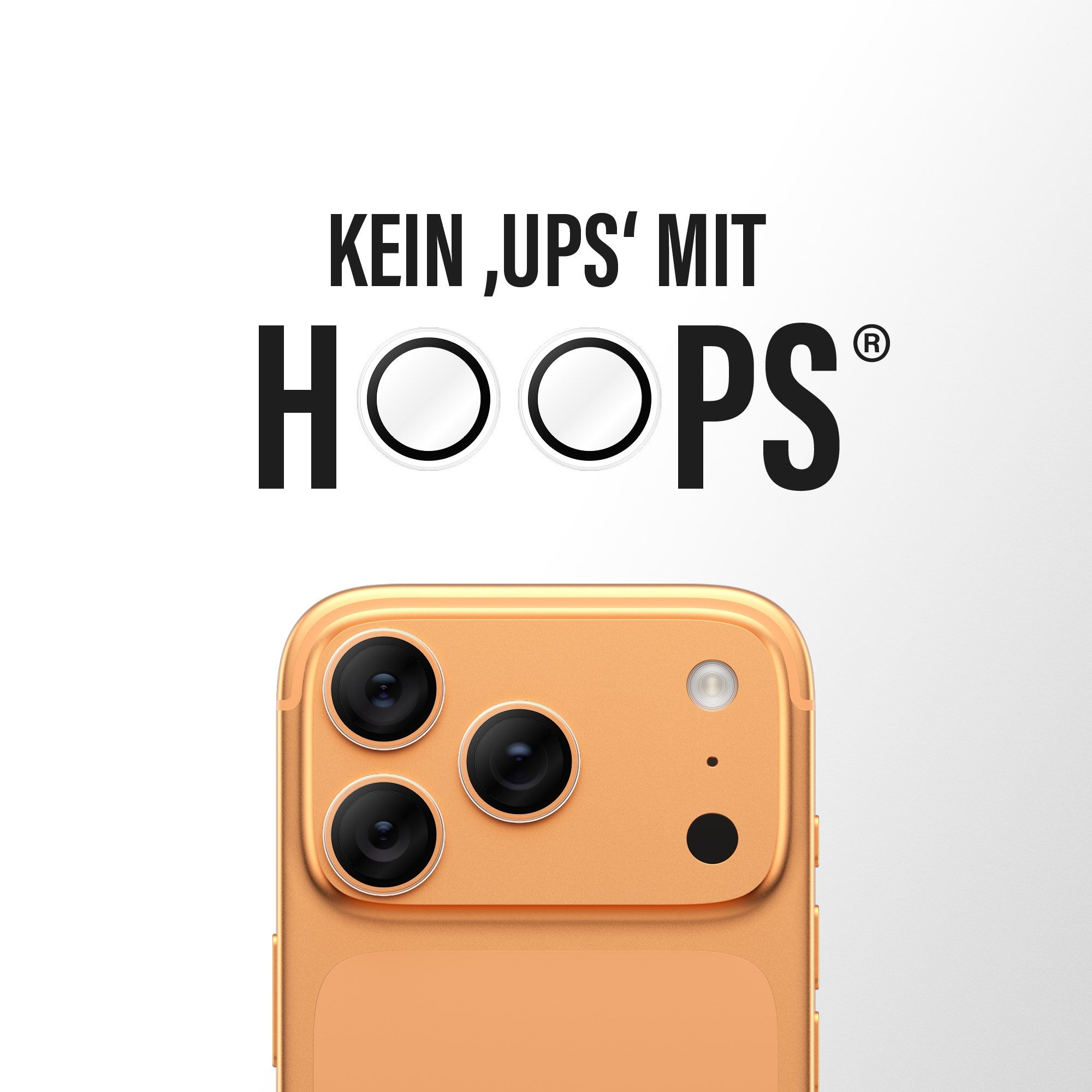 PanzerGlass® Hoops® Kameraschutz Transparent iPhone 17 Pro | iPhone 17 Pro Max | iPhone 16 Pro | 16 Pro Max